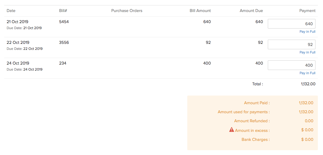 officetime record payments