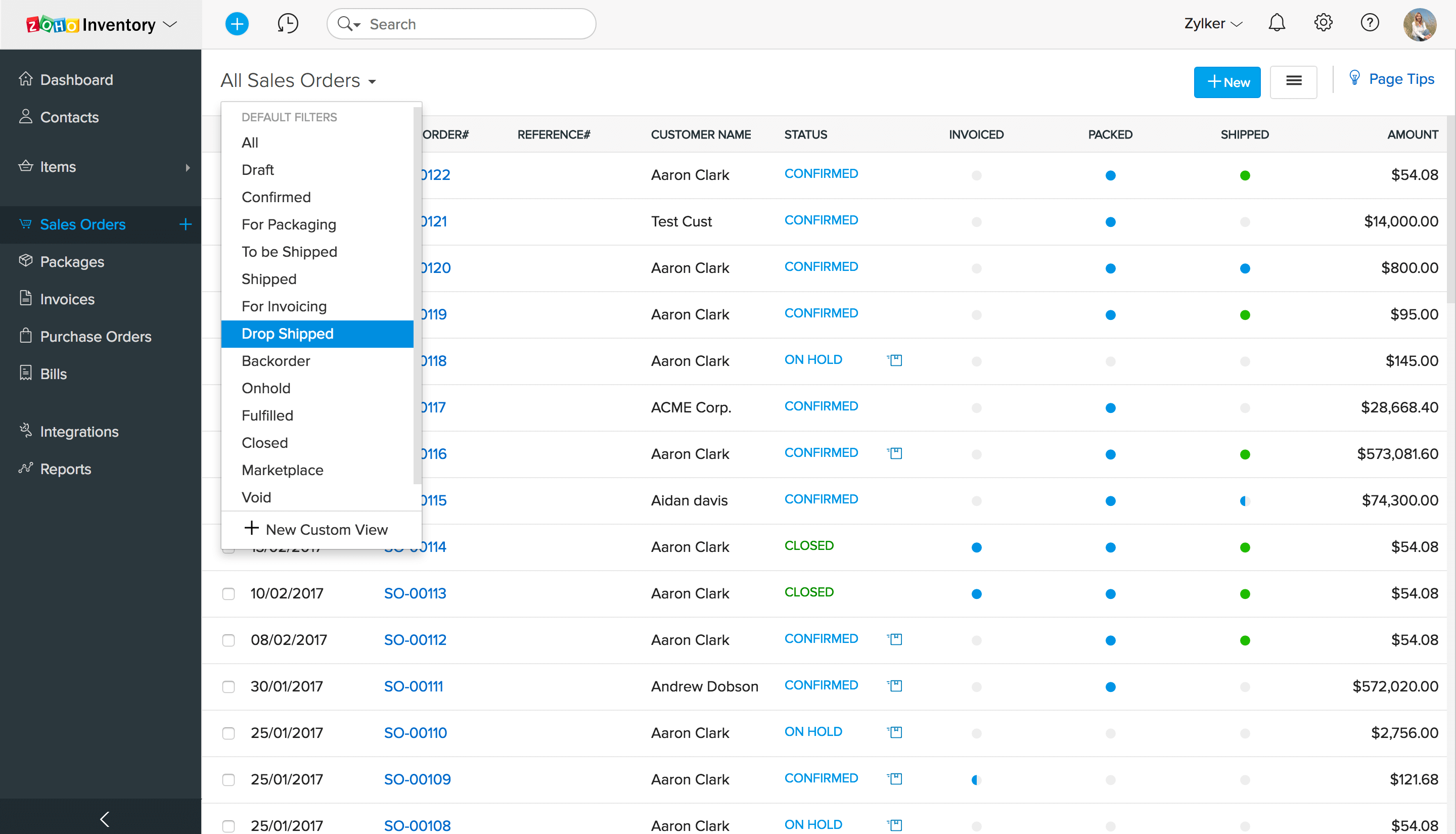 Filtering SOs