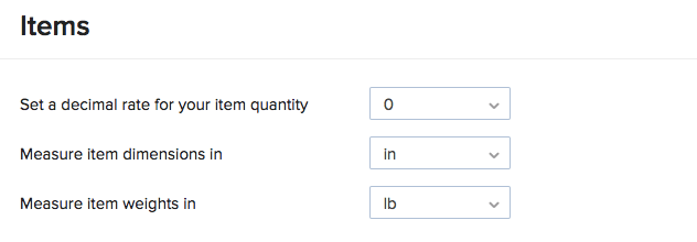 Package Geometry - measurement units