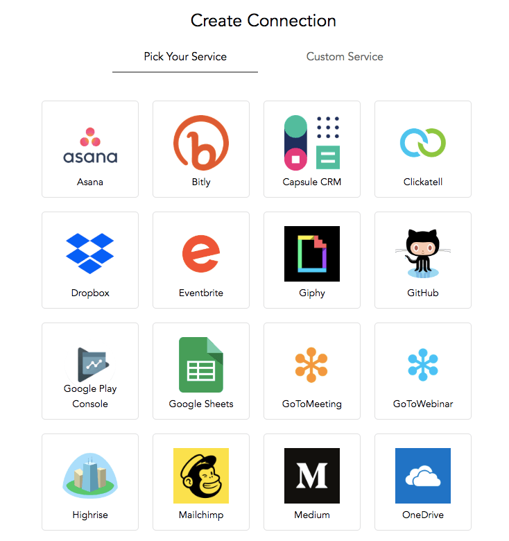 Connections - Predefined