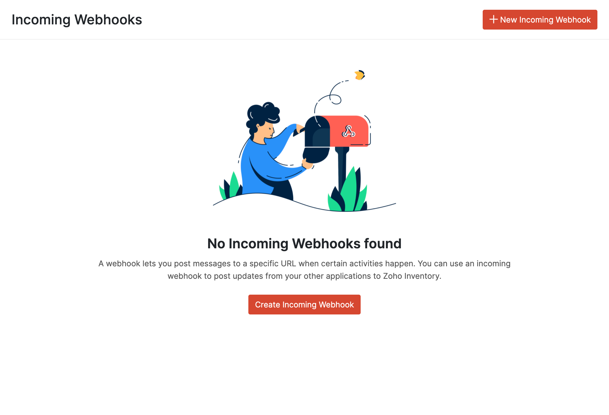 New Incoming webhook