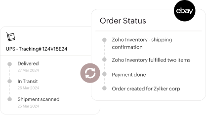 Shipment details - eBay | Zoho Inventory