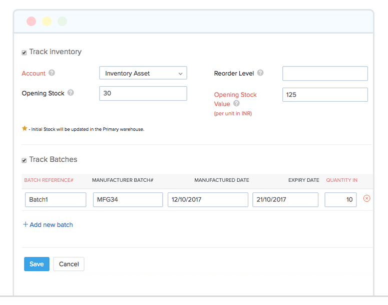 Batch Tracking