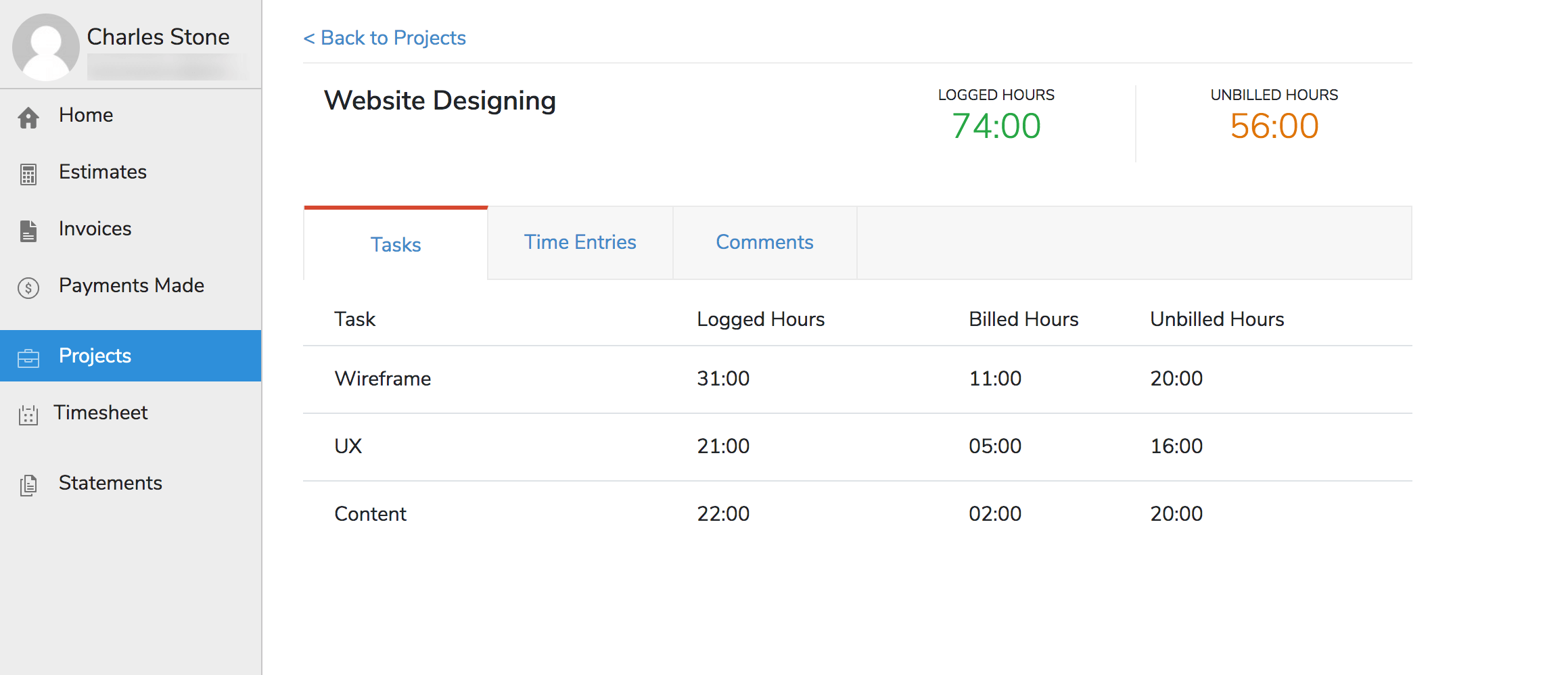 zoho invoice verify view