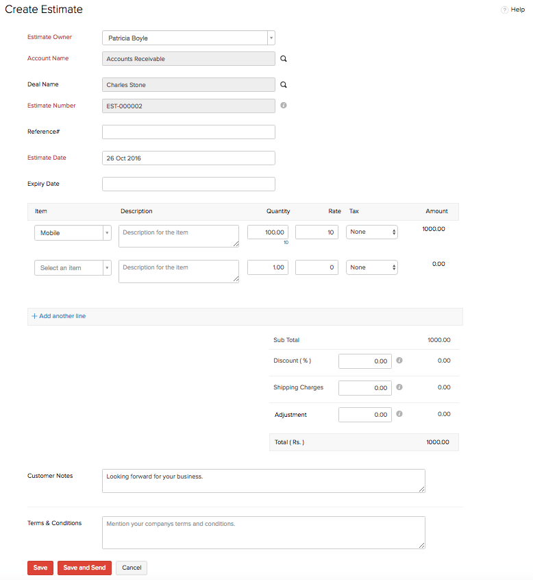 tap forms crm