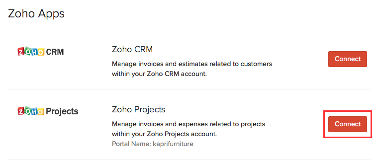 zoho invoice payment gateway api