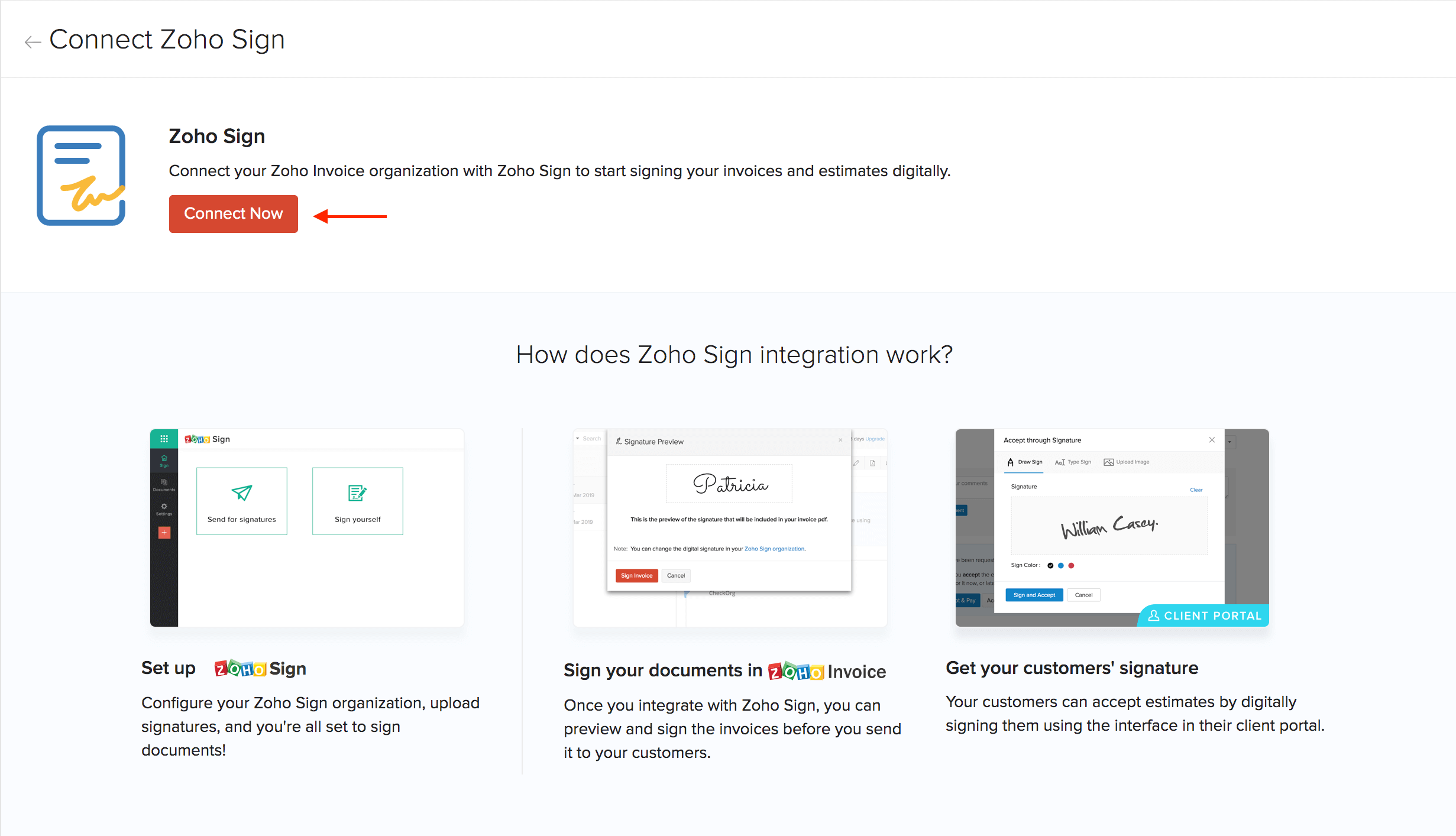 zoho invoice insightly integrations