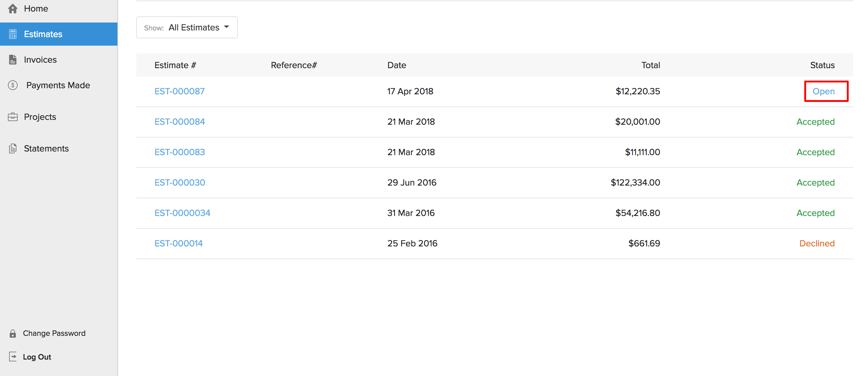 Retainer Customer Portal