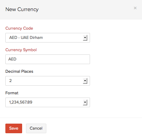 change currency in quickbooks estimates