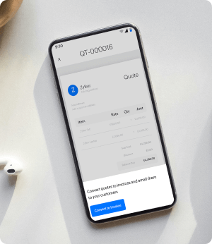 Convert accepted quotes to invoices automatically without any manual intervention