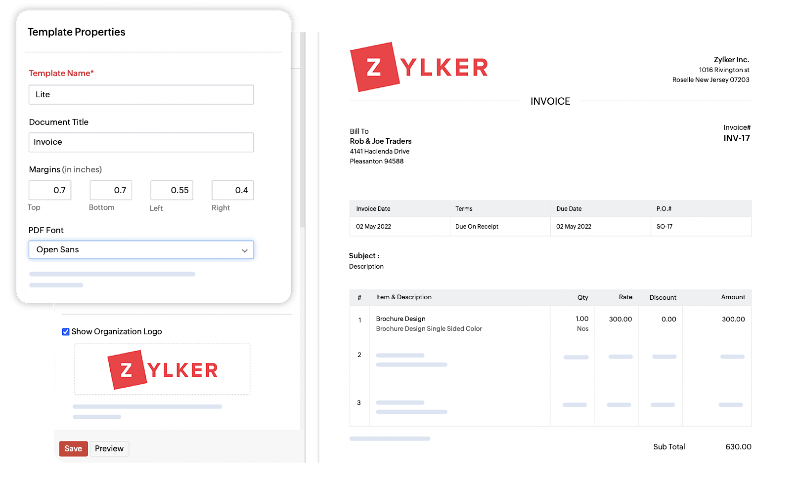 Basic Invoicing Software