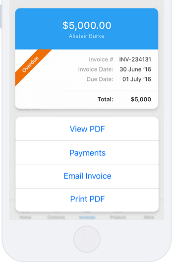 Online invoicing software