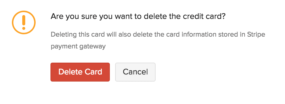 Delete Card