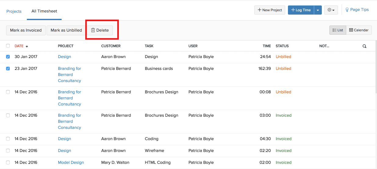 timesheet-delete-a-time-entry