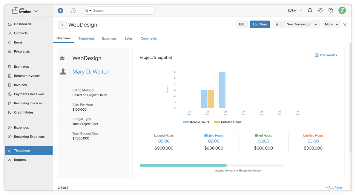 Zoho invoice crack free