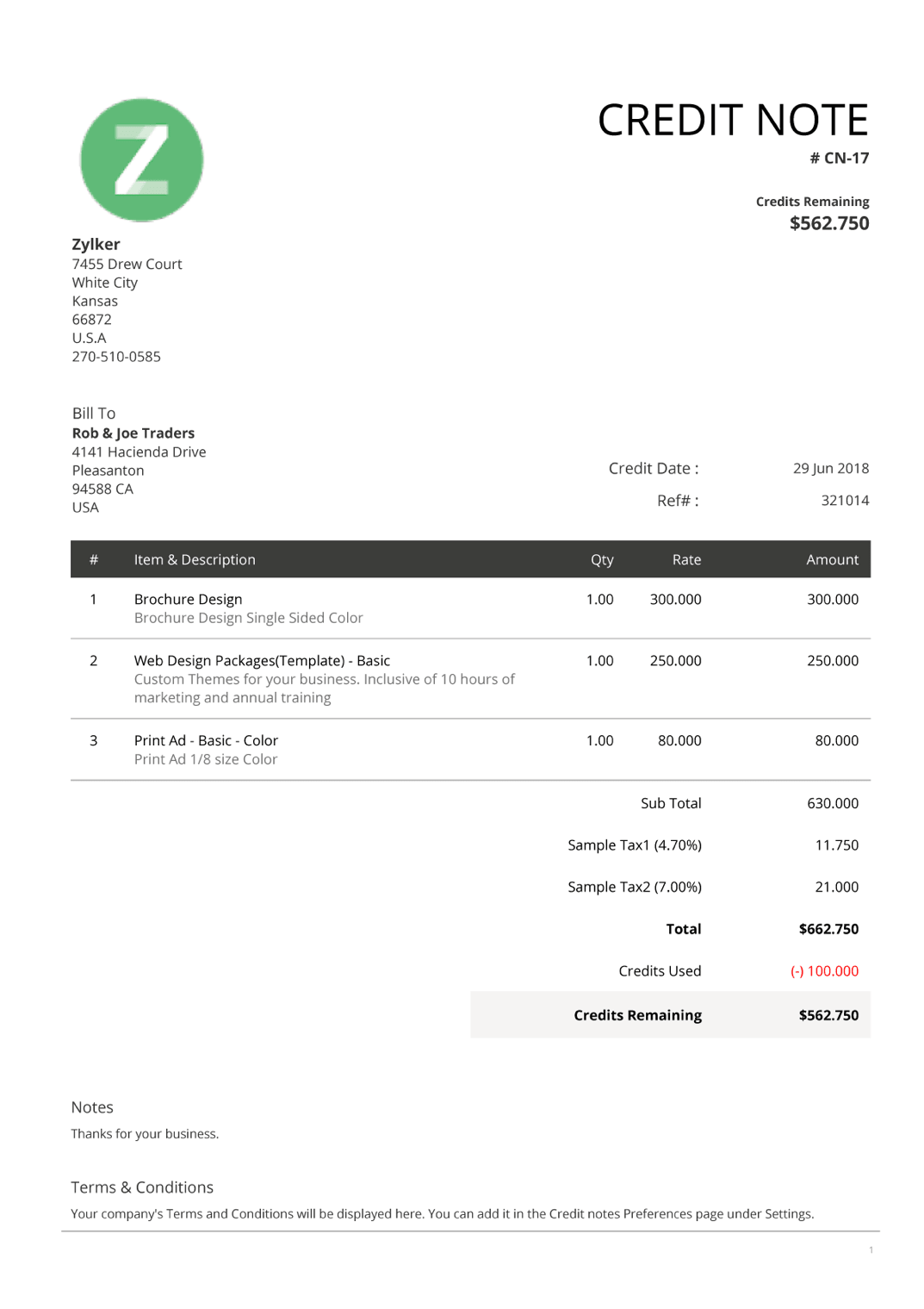 What is an invoice? Purpose, types, elements, and tips  Zoho Invoice Within Invoice Template For Work Done