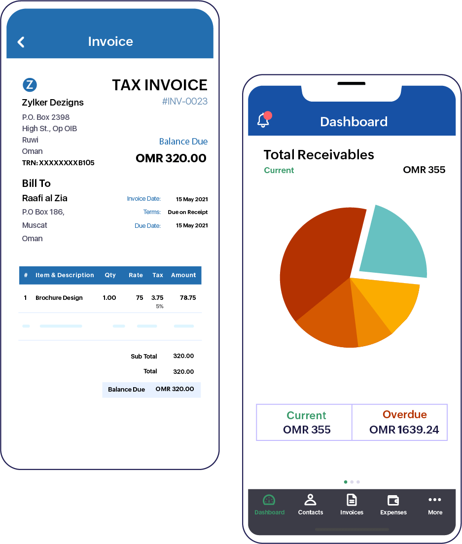 Invoice app for mobile phones - Zoho Invoice