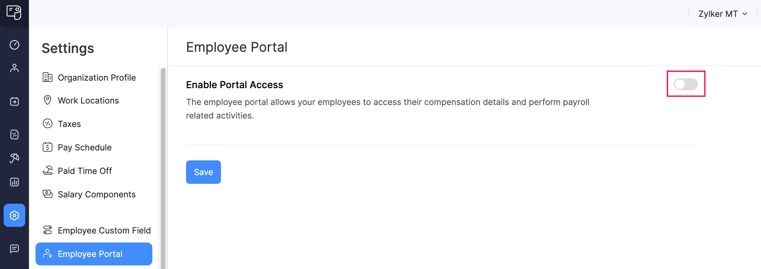 Enable Portal Access for your Organization