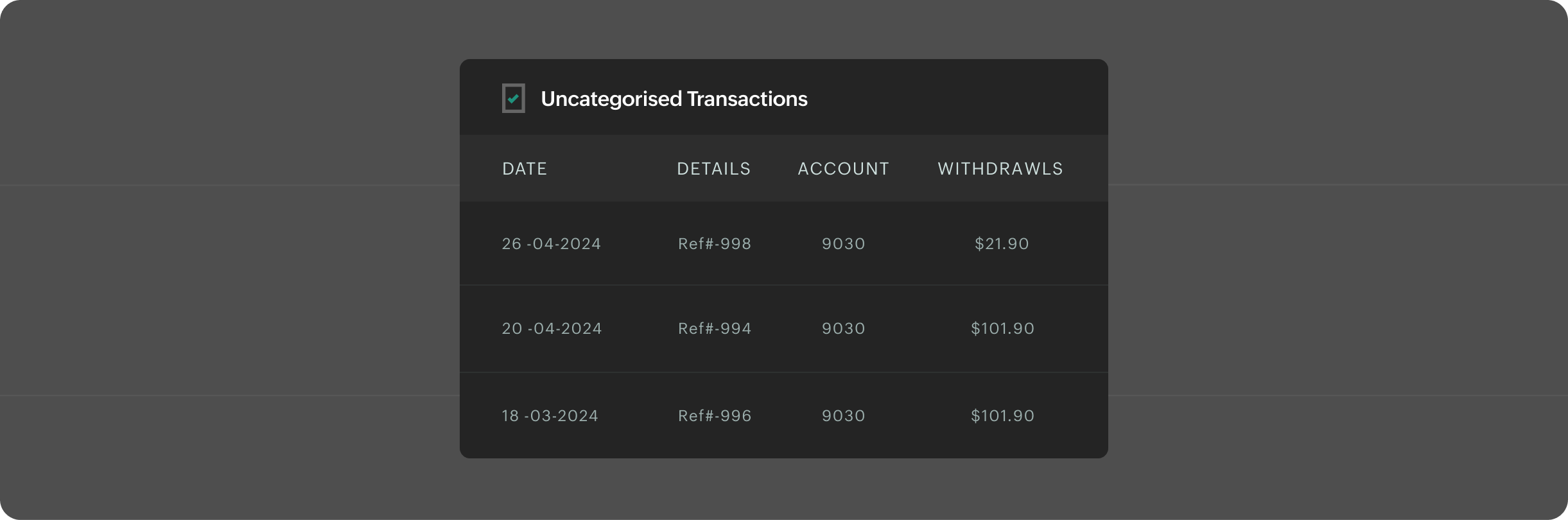 Consolidated ledger solutions