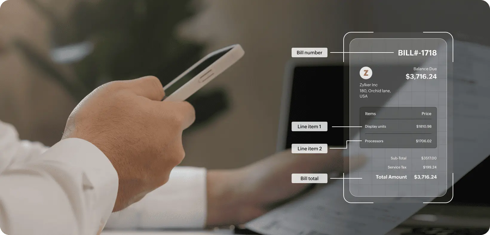 Smart invoice capture