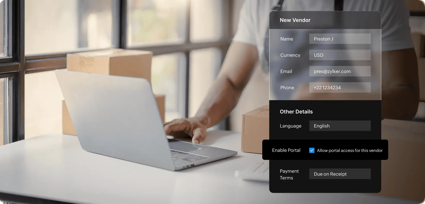 Simple and quick onboarding