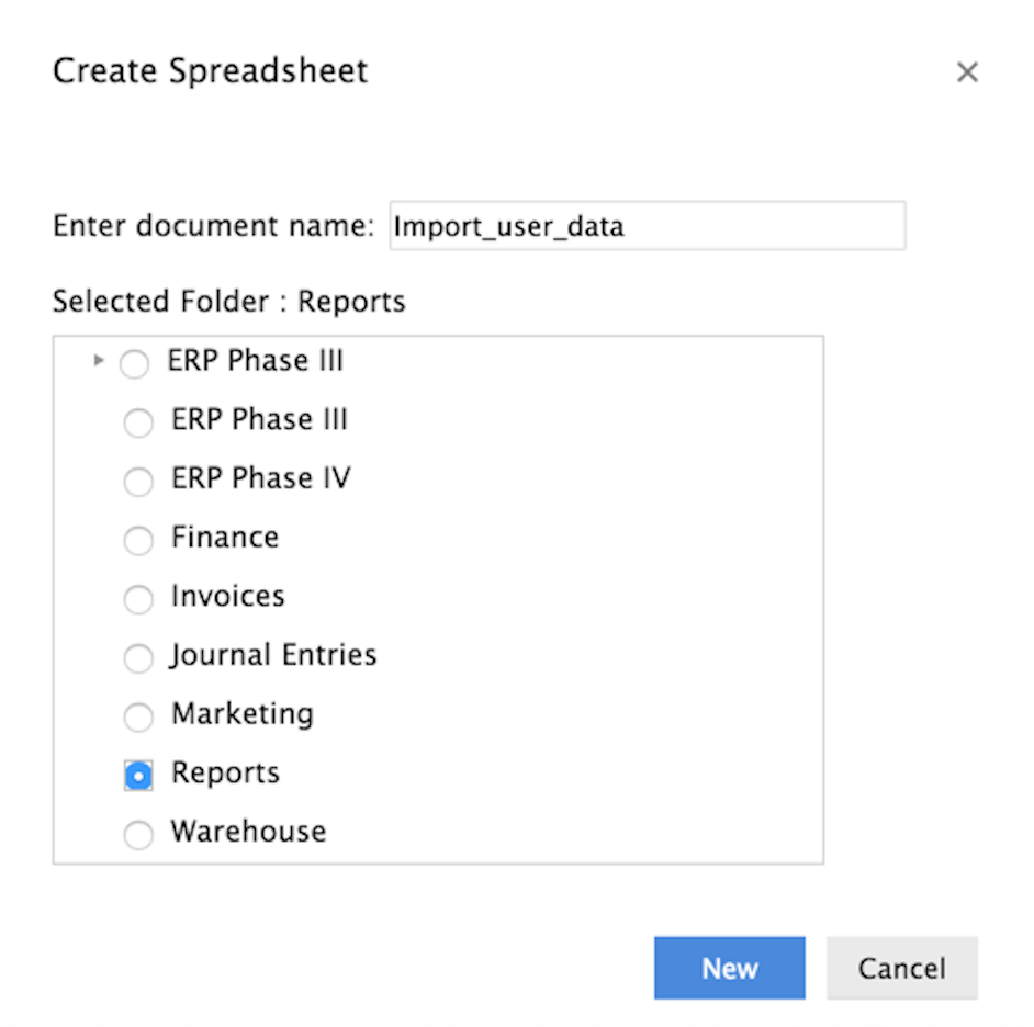 create-spreadsheet