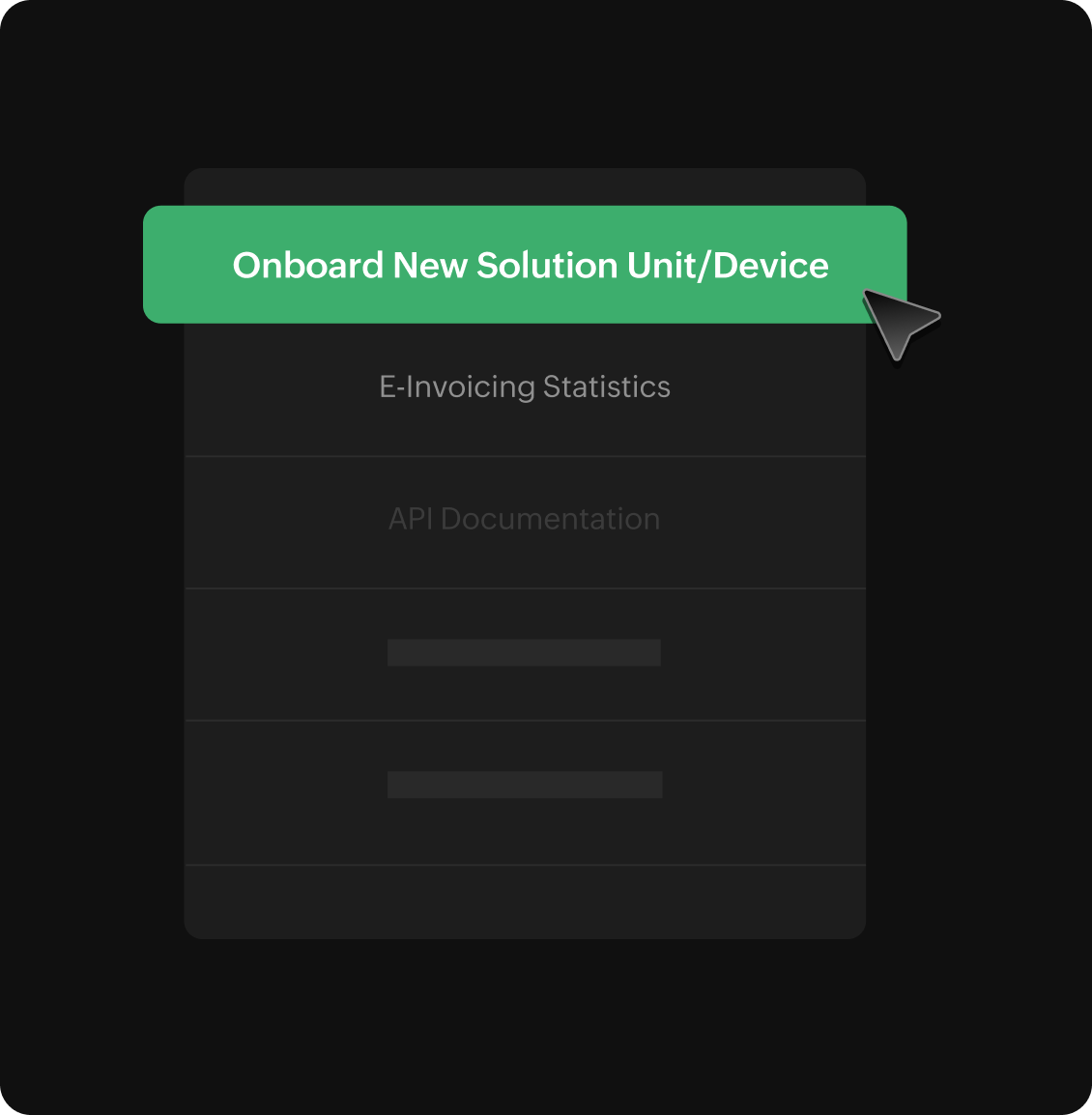 Click "Onboard new solution unit/device" and enter no.of devices