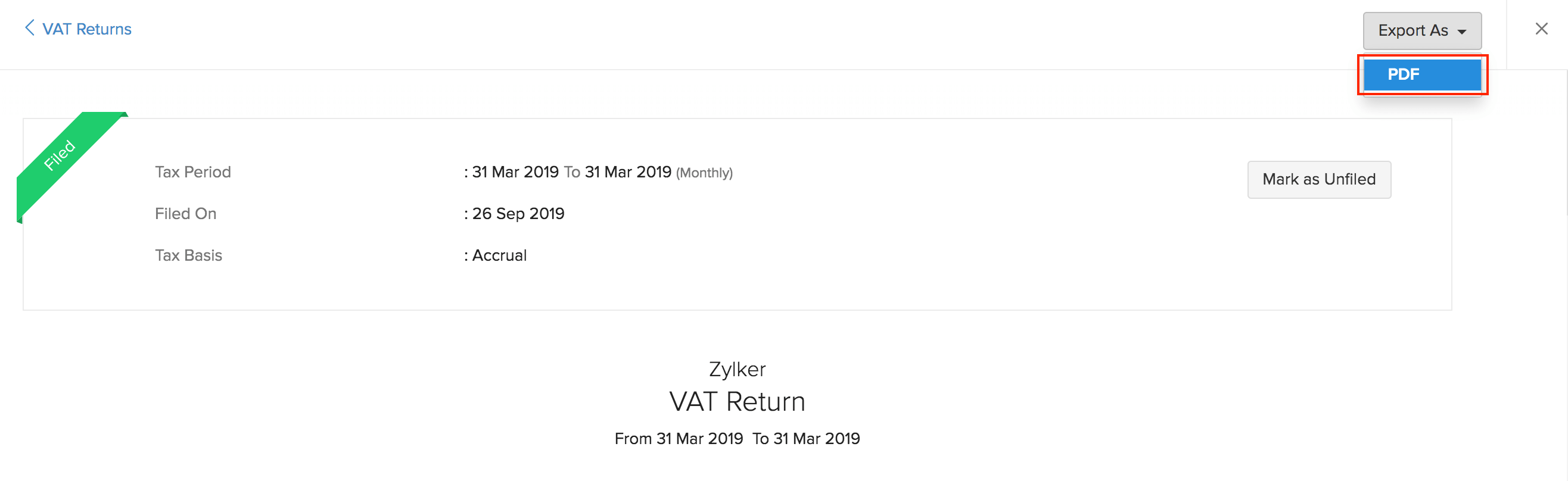 Vat Return PDF