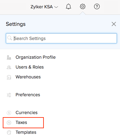 Enable VAT Settings