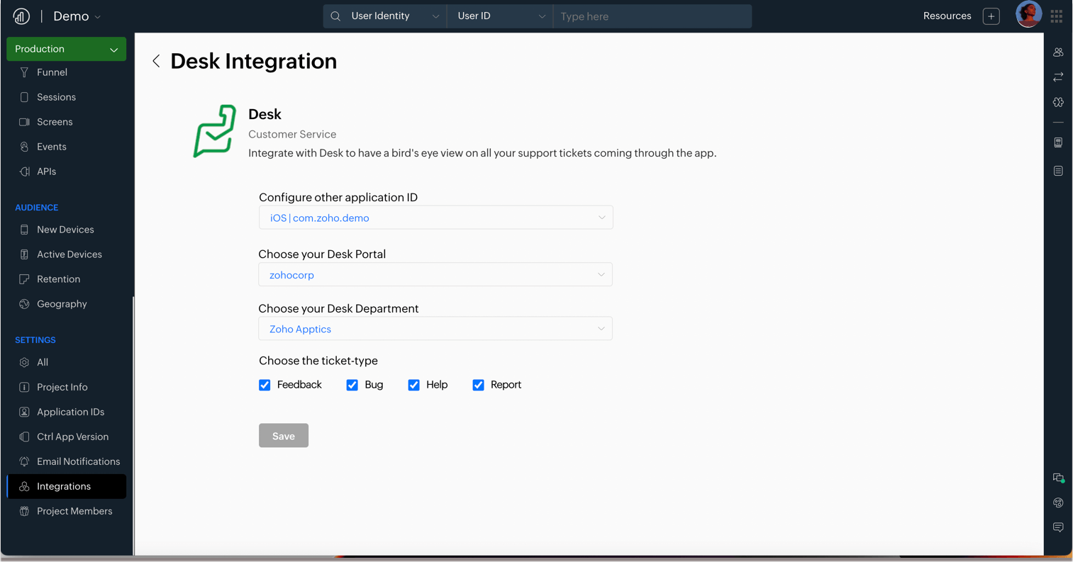 Integration Options - Ticket Tool Documentation