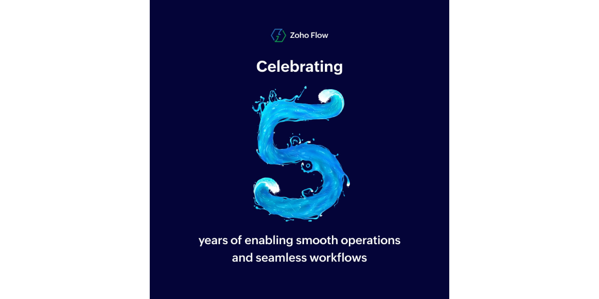 Zoho Flow turns 5!