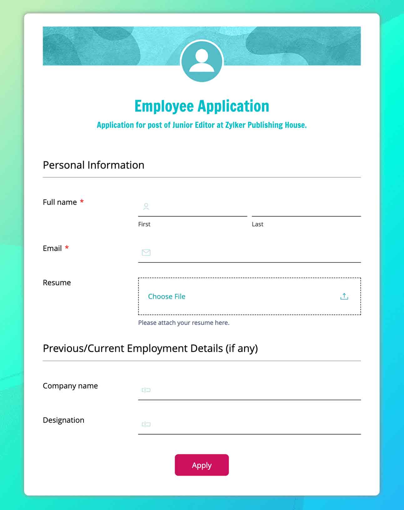 Application Forms