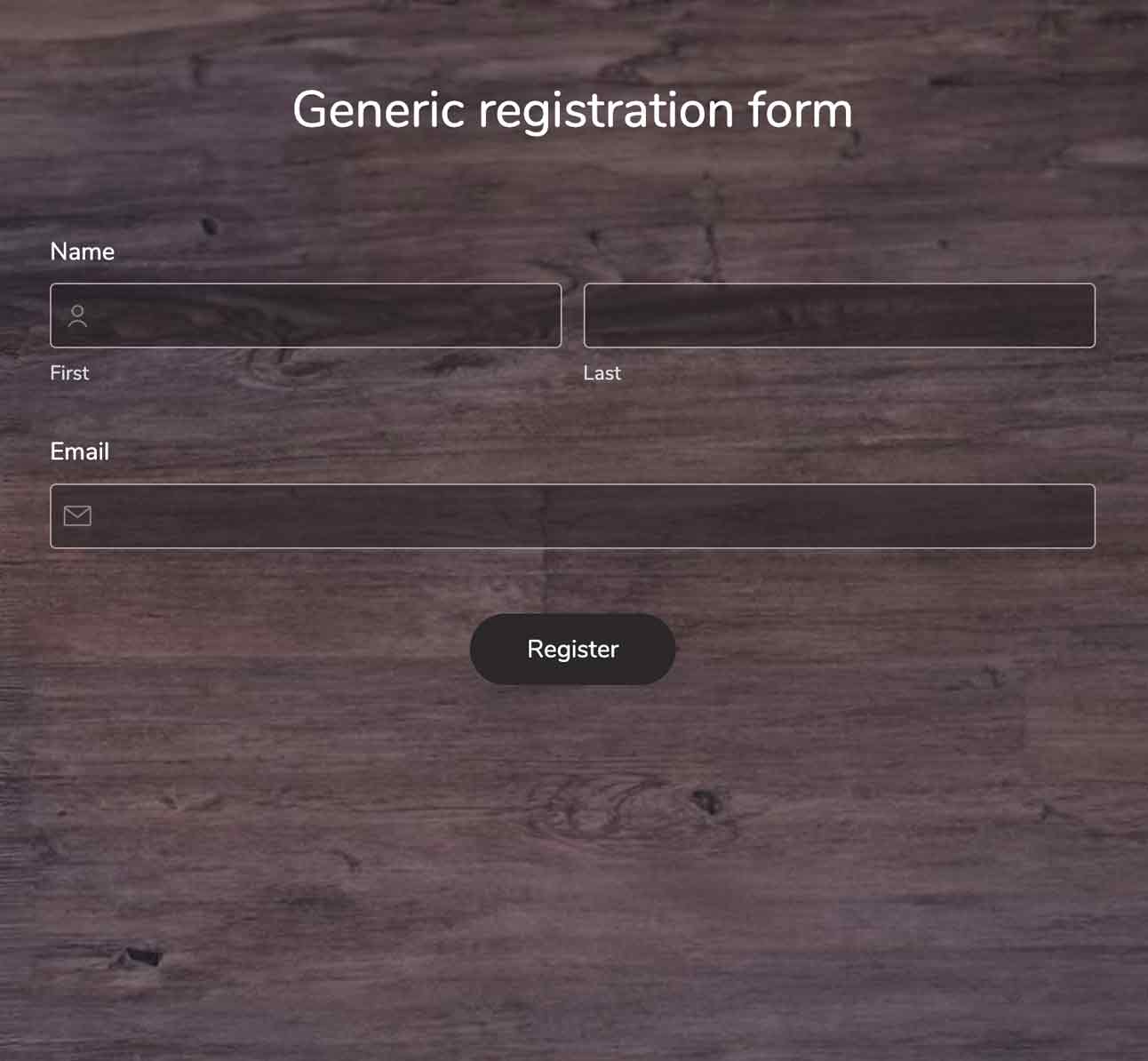 Registration Forms