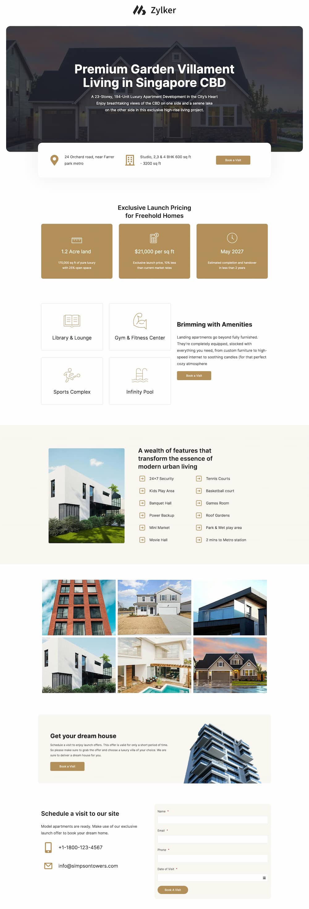 Lead Generation Landing Page Templates – Zoho LandingPage