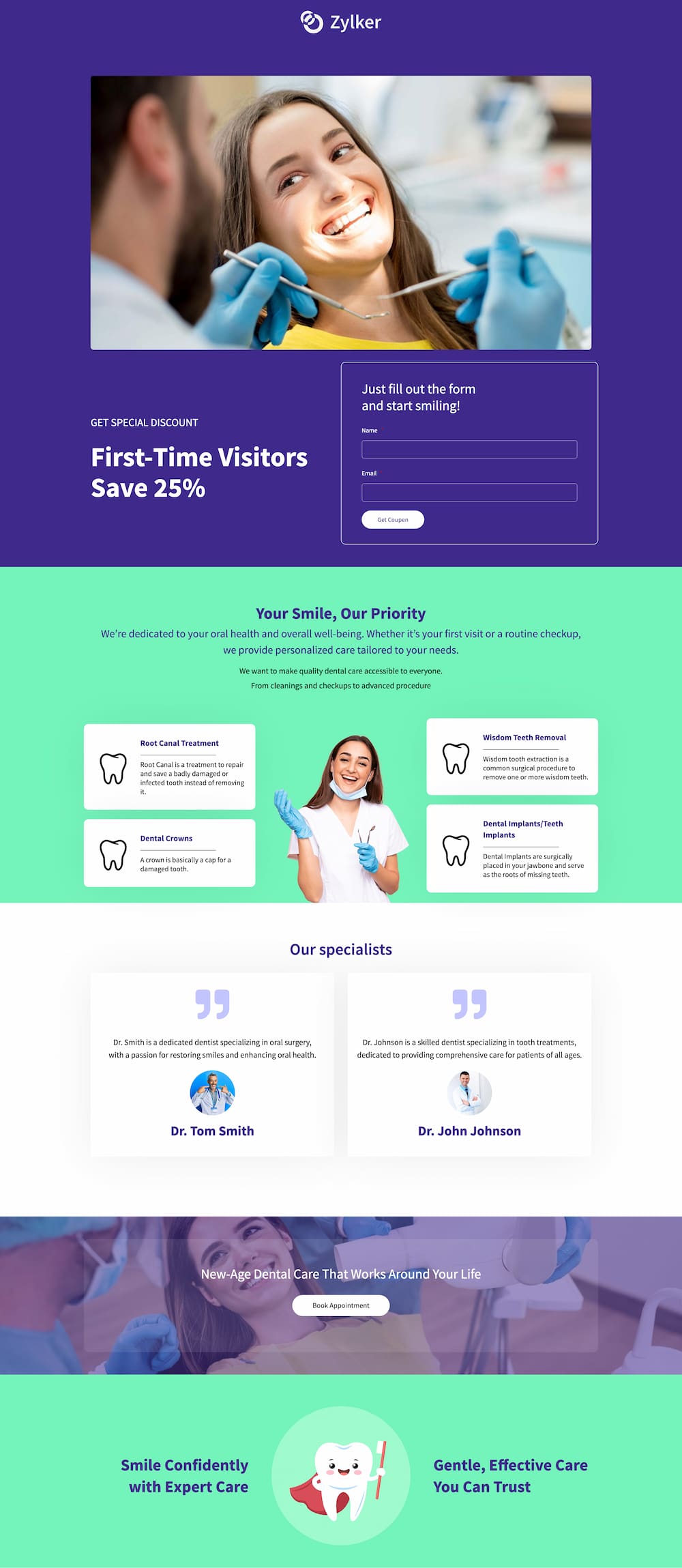 Lead Generation Landing Page Templates – Zoho LandingPage