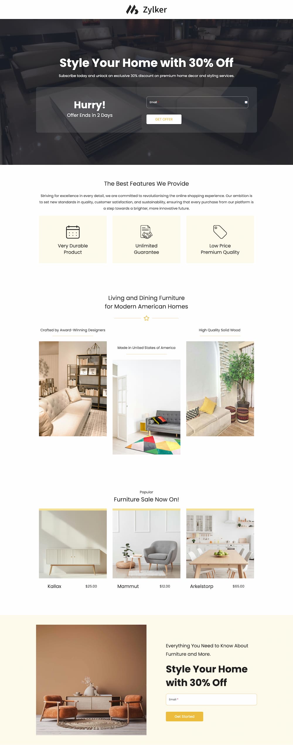 Lead Generation Landing Page Templates – Zoho LandingPage