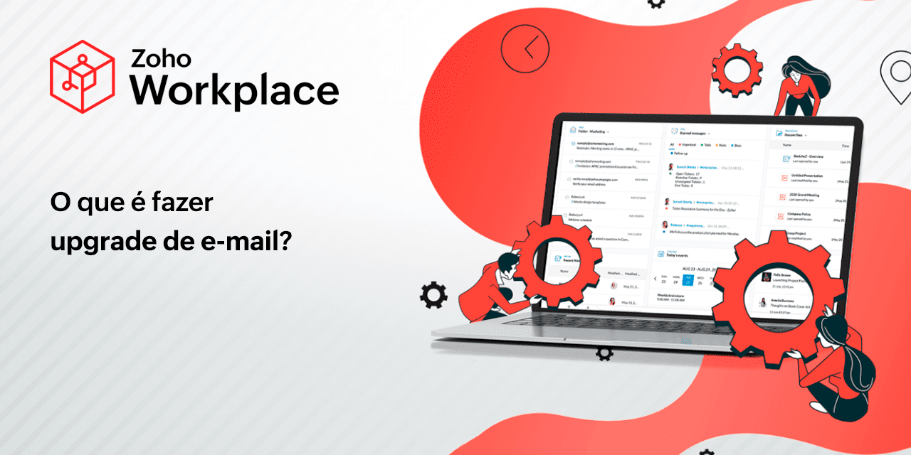 O que é fazer upgrade de email?