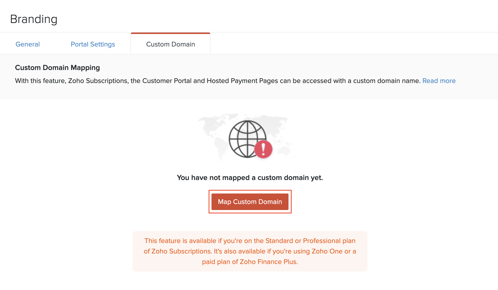 What Is Domain Mapping Custom Domain Mapping | Help | Zoho Subscriptions
