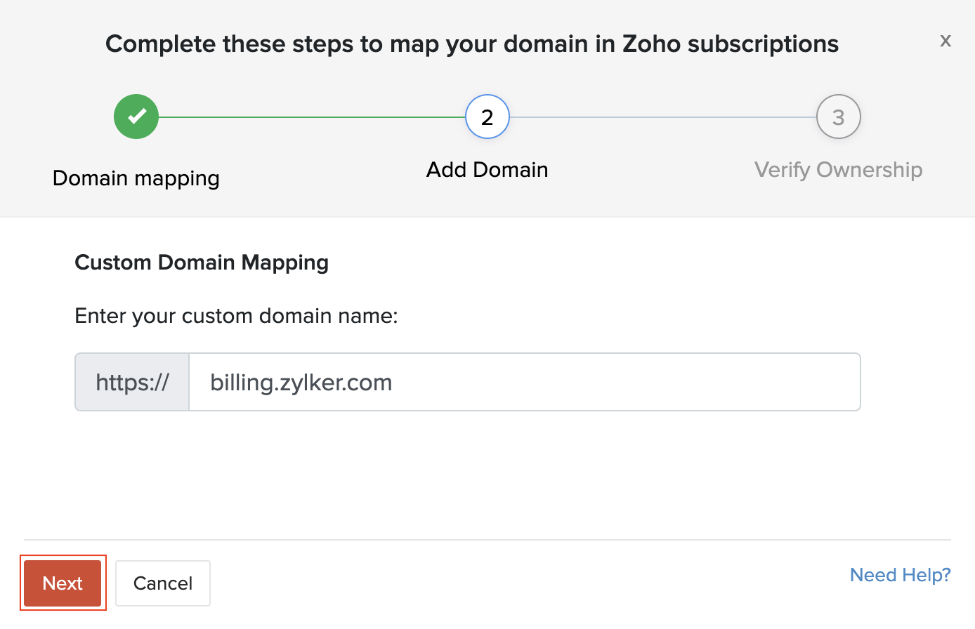 Add Custom Domain