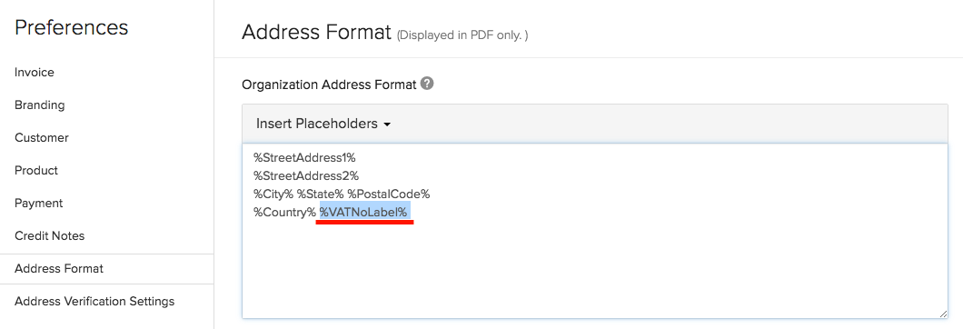 Display GSTIN on invoices