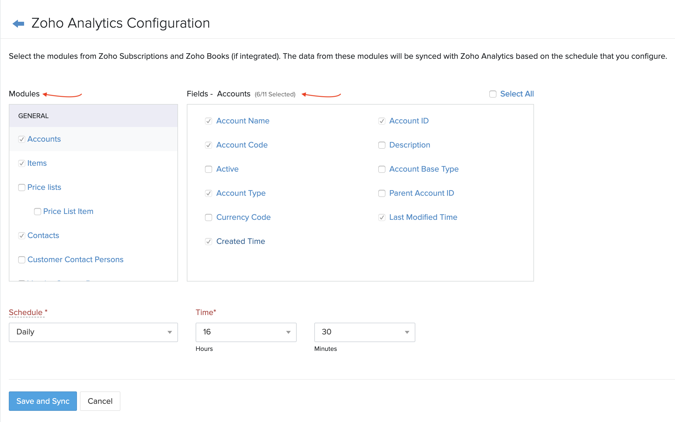 Analytics Configuration