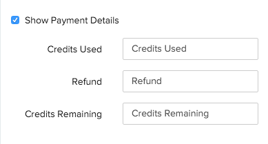 Credit Note Specific