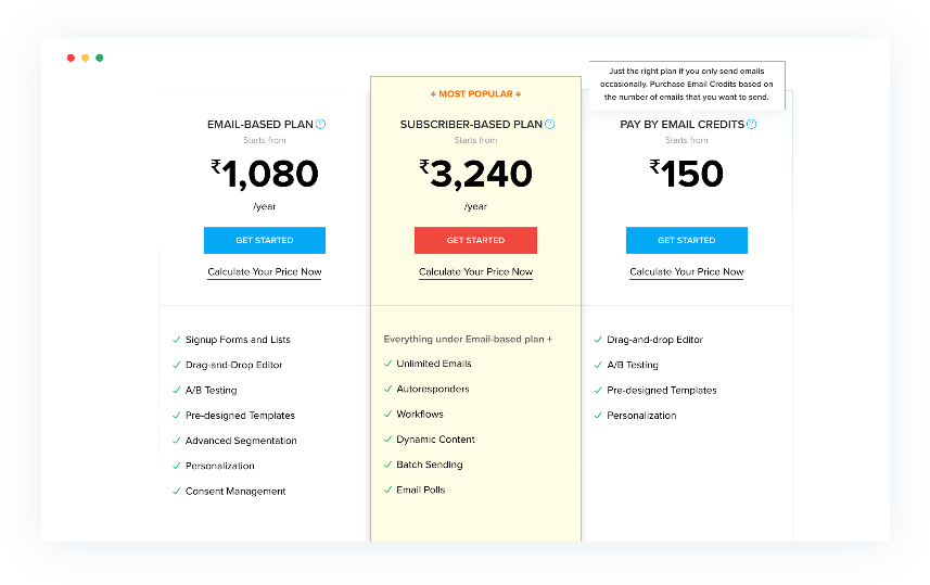 webflow pricing model