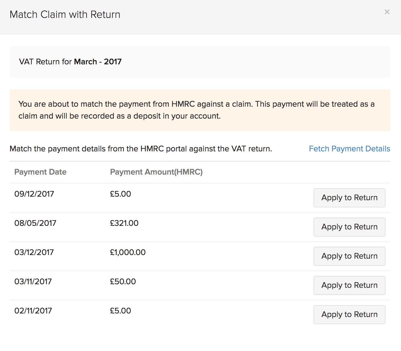 VAT Payments