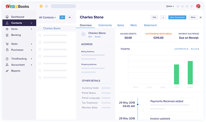 Small Business Online Accounting Software | Zoho Books
