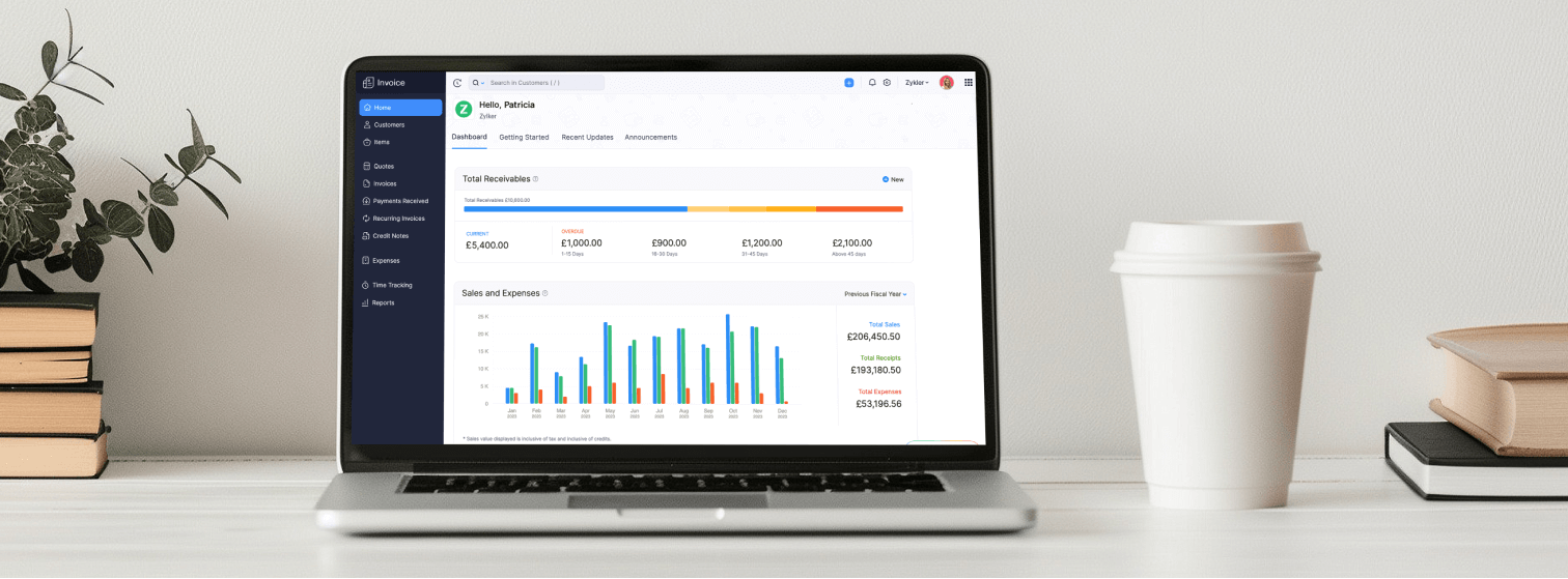 Free invoicing app for mobile: Zoho Invoice