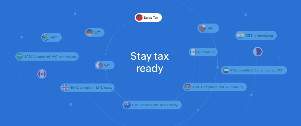 Zoho Books for tracking tax