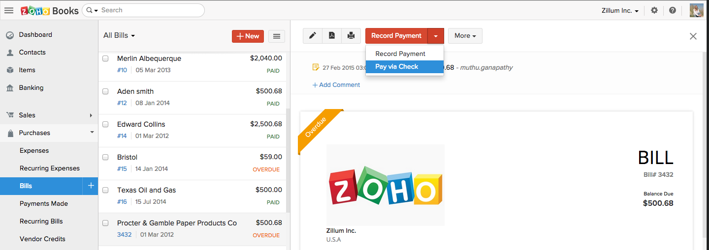 how-to-print-checks-from-zoho-books