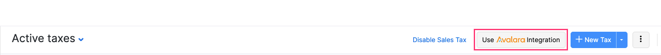 Enable Avalara Integration