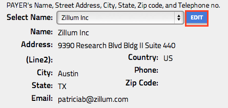 Payer edit